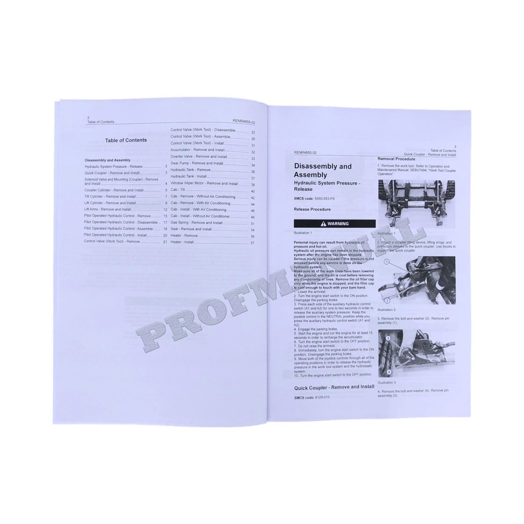 Caterpillar 247 257 Multi Terrain Loader Service Manual Disassem Assem