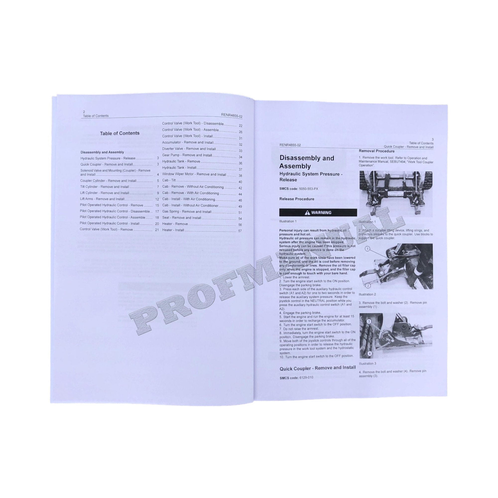 Caterpillar 247 257 Multi Terrain Loader Service Manual Disassem Assem