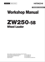 Hitachi ZW250-5B Wheel Loader Workshop Manual