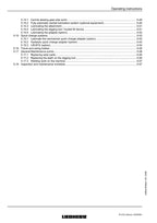 Liebherr R313 Litronic Excavator Operators manual serial 27752
