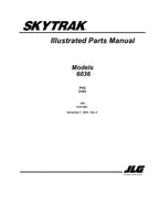 SKYTRAK 6036 Telehandler Parts Catalog Manual 31211621