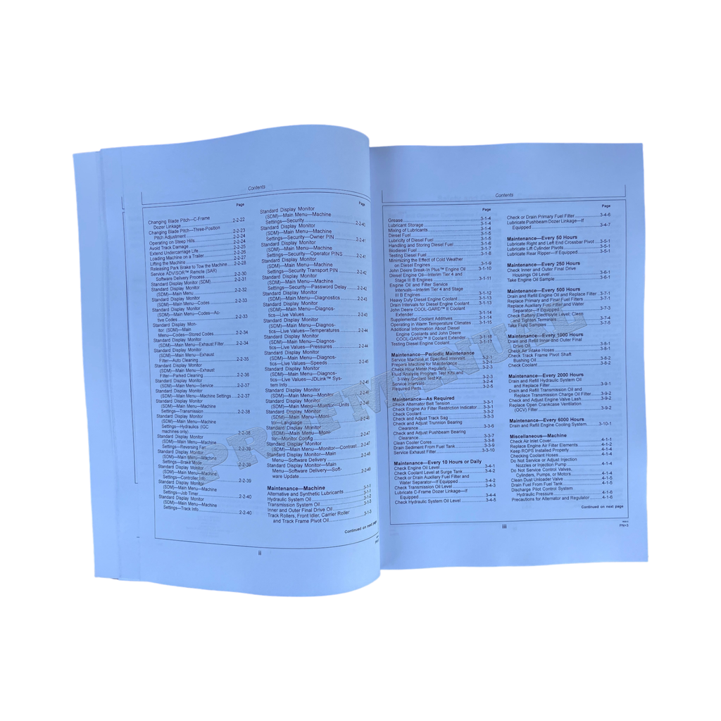 MANUAL DEL OPERADOR DE LA BULLDOZER SOBRE ORUGAS JONH DEERE 850K + ¡BONIFICACIÓN! 