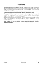 Manual del operador de mantenimiento y operación de la plataforma elevadora JLG H340AJ 3122315700