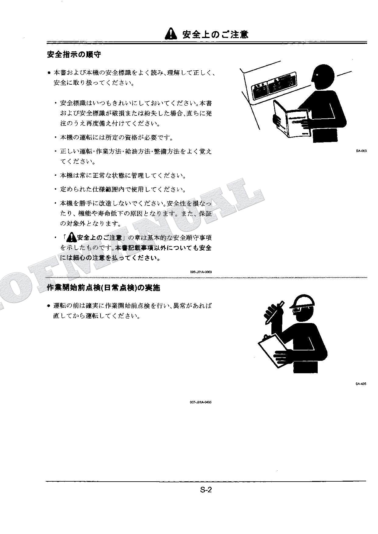 HITACHI ZX120 ZX200 ZX225USR Lift High-Mount Cab Excavator Parts Catalog Manual