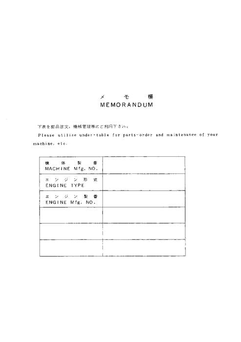 Hitachi EX60SR excavator parts catalog manual