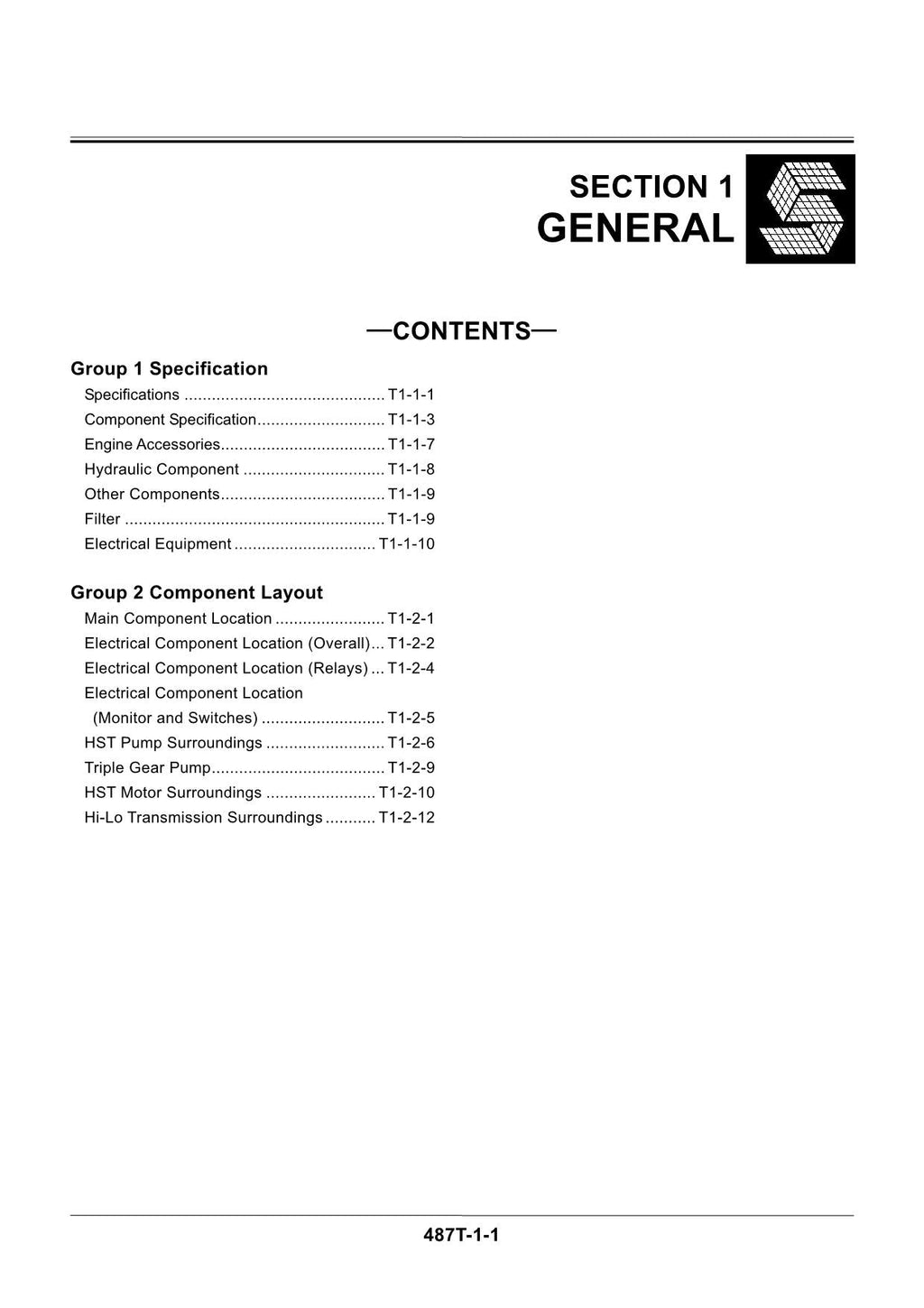 Hitachi LX70-5 LX80-5 Wheel Loader Technical Manual Operational Principle