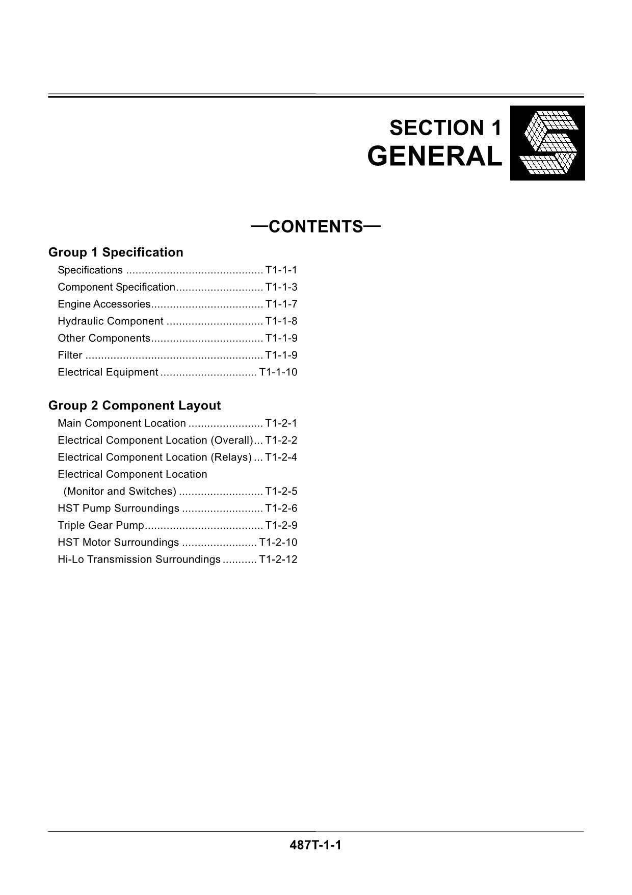 Hitachi LX70-5 LX80-5 Wheel Loader Technical Manual Operational Principle