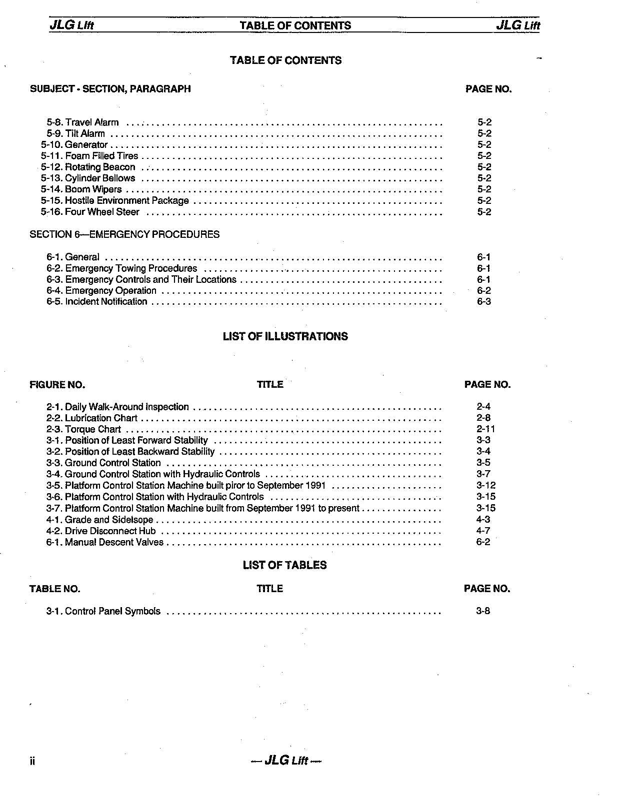 Manual del operador de mantenimiento y operación de elevadores de tijera JLG 60H 70H