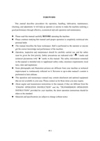 Hyundai HG220 MOTOR GRADER Operators Maintenance Manual