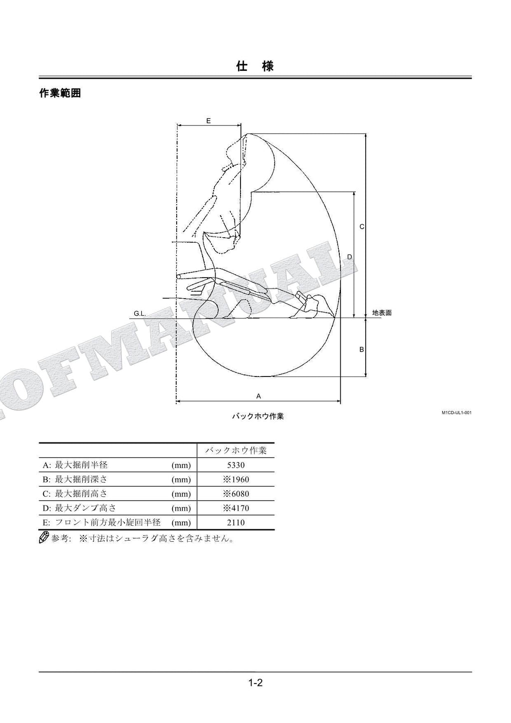 Manual del catálogo de piezas de la excavadora frontal de alcance corto y bajo espacio libre HITACHI ZX70