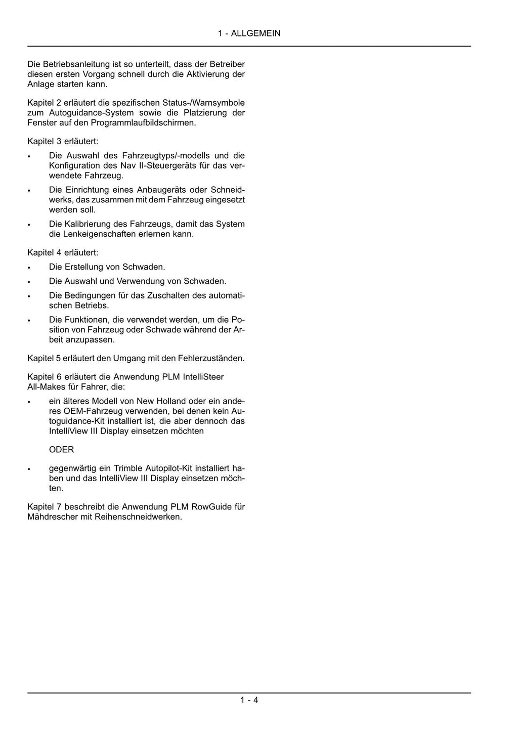 New Holland INTELLIVIEW III Betriebsanleitung 84549873