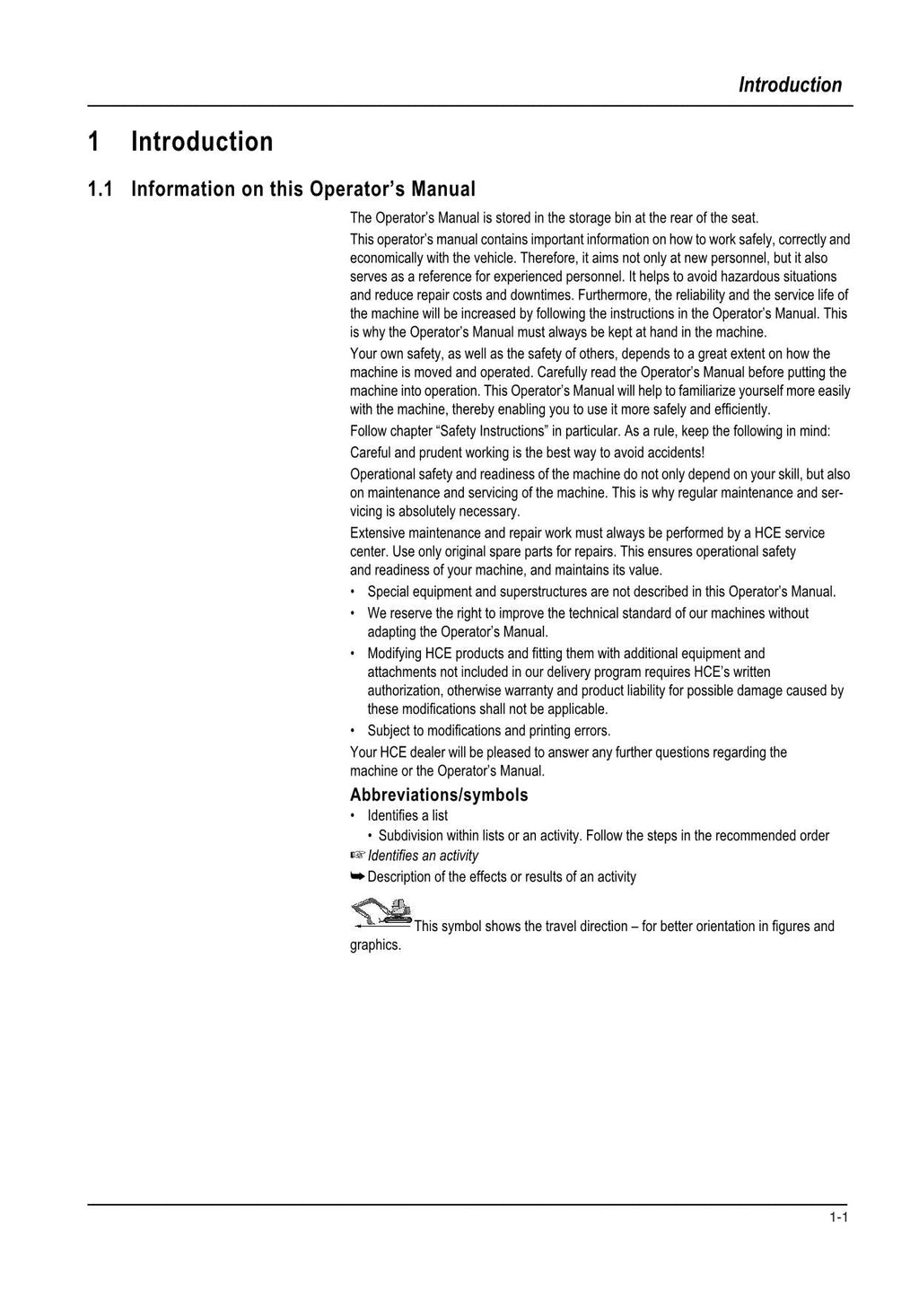 Manual de mantenimiento del operador de la excavadora sobre cadenas Hyundai HX10A