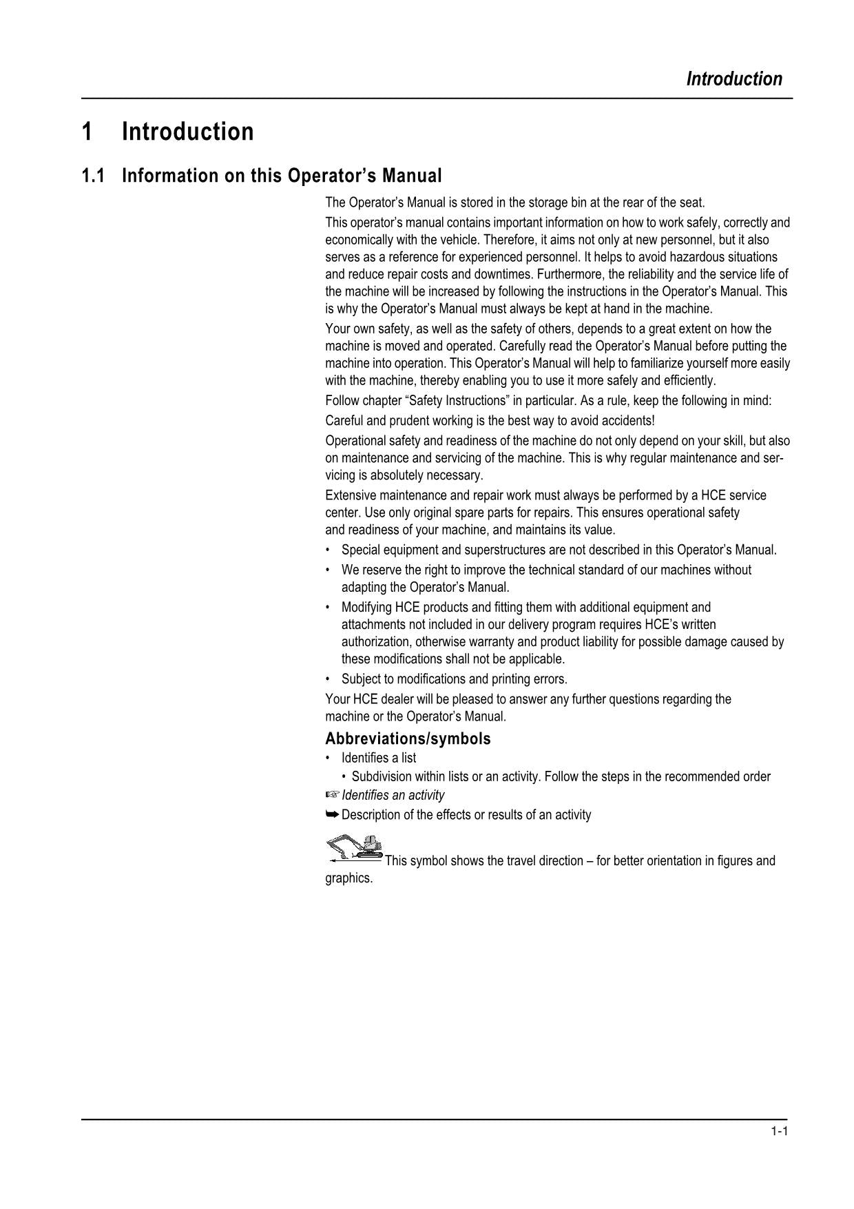 Manual de mantenimiento del operador de la excavadora sobre cadenas Hyundai HX10A