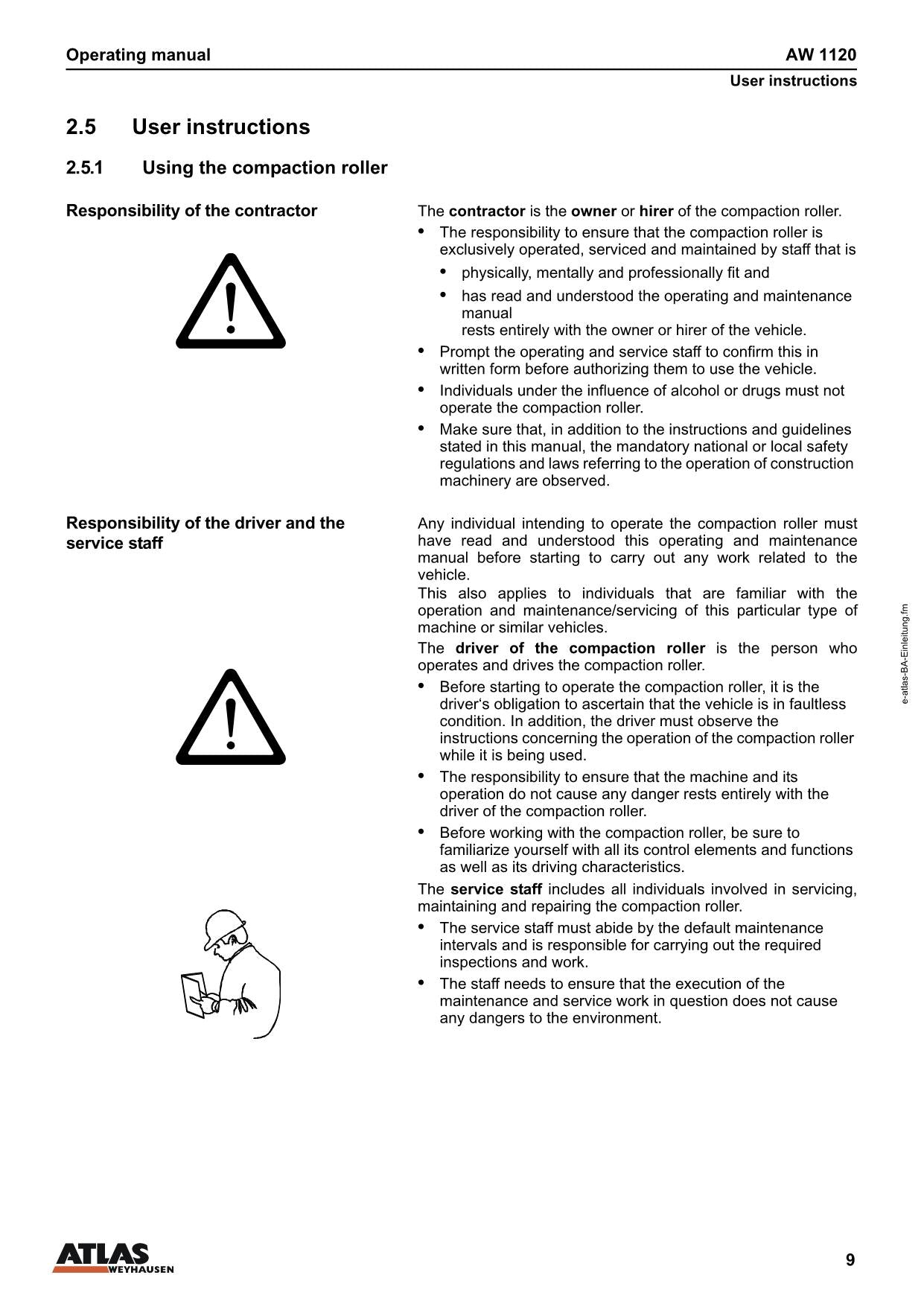 Manual de mantenimiento del operador de la máquina compactadora de asfalto Hyundai HR120C-9 conopy