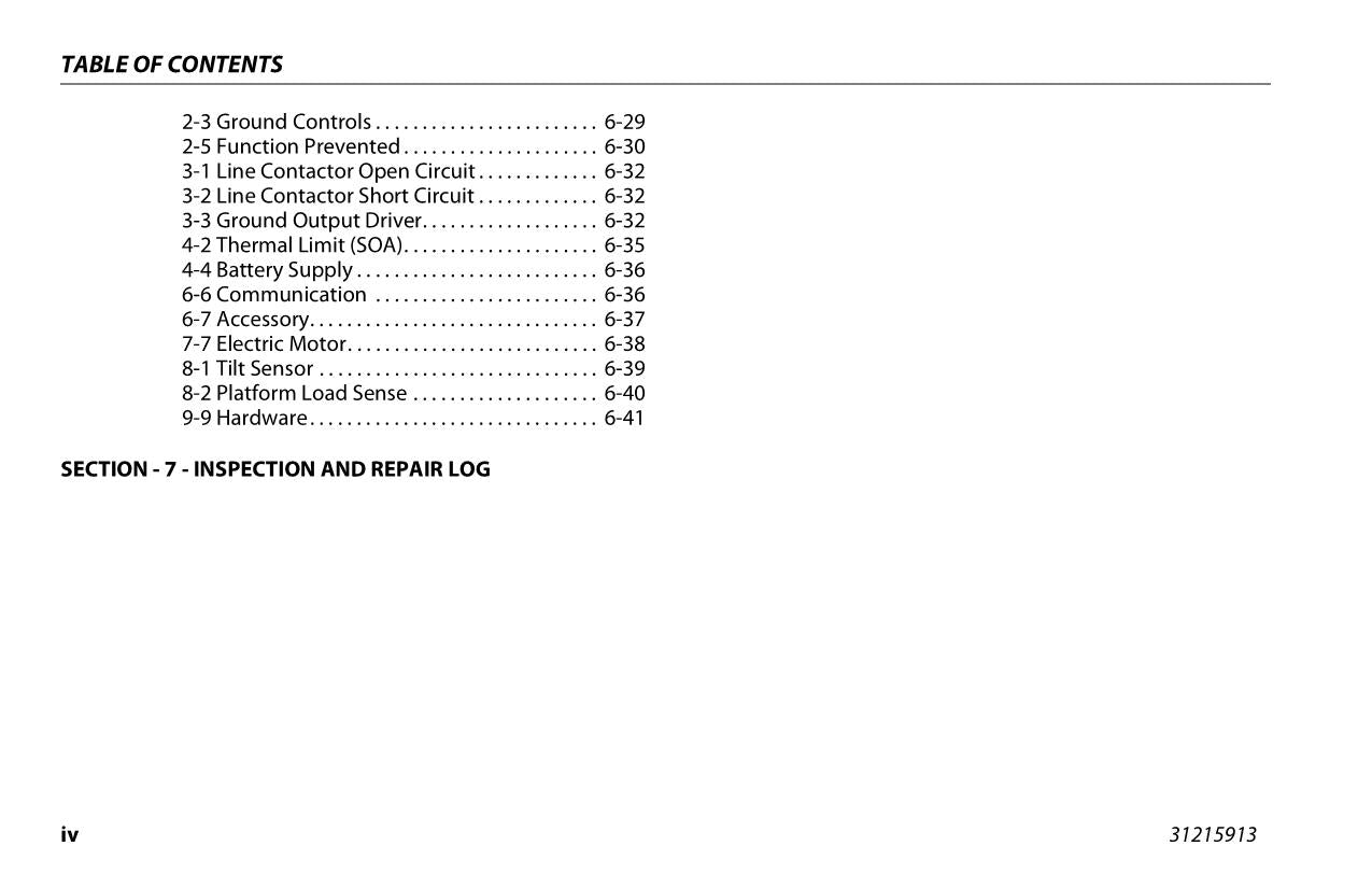 JLG 1930ES 2032ES 2632ES 2646E3 3246ES Scissor Lift Operators Manual