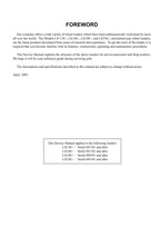 Hitachi LX130-7 LX160-7 LX190-7 LX230-7 Wheel Loader Tech Manual +Schematics