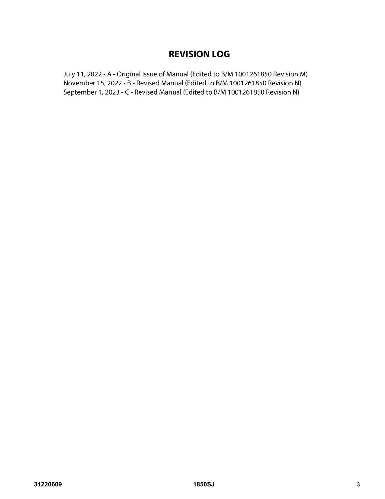 Manual del catálogo de piezas del elevador de pluma JLG 1850SJ 31220609