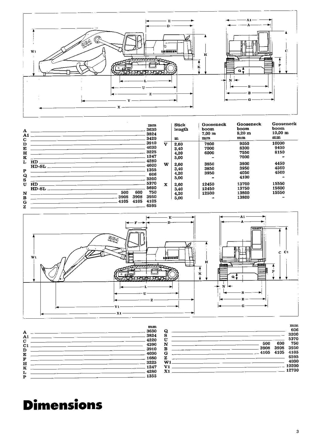 Liebherr R964 B Litronic Excavator Operators manual serial 9042