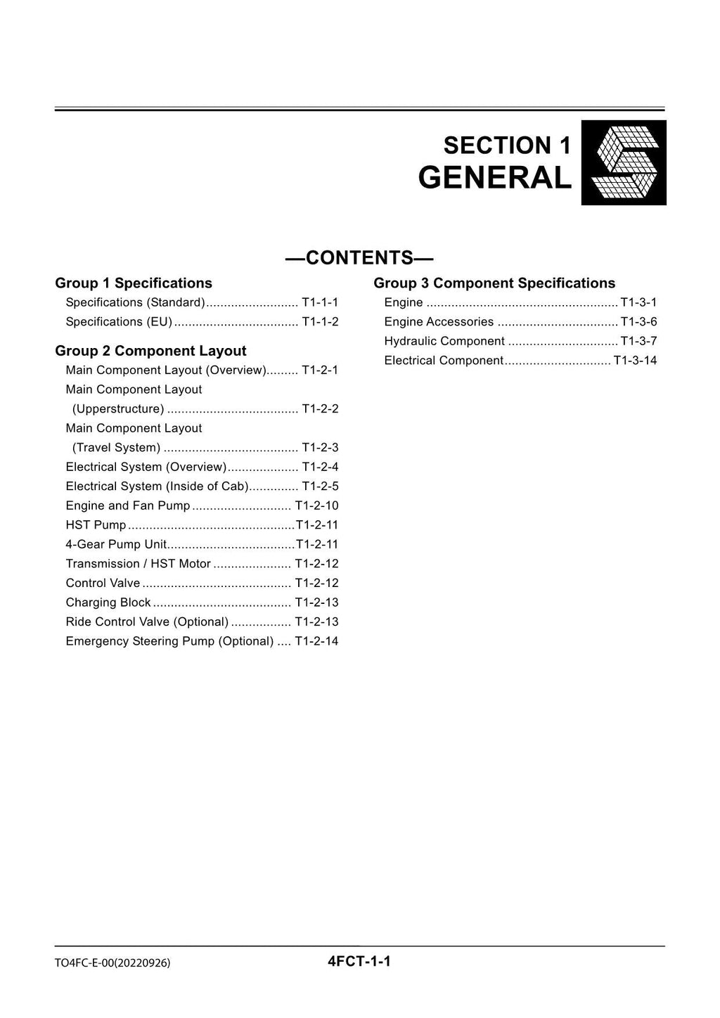 Hitachi ZW140 ZW150 Wheel Loader Technical Manual Operational Principle