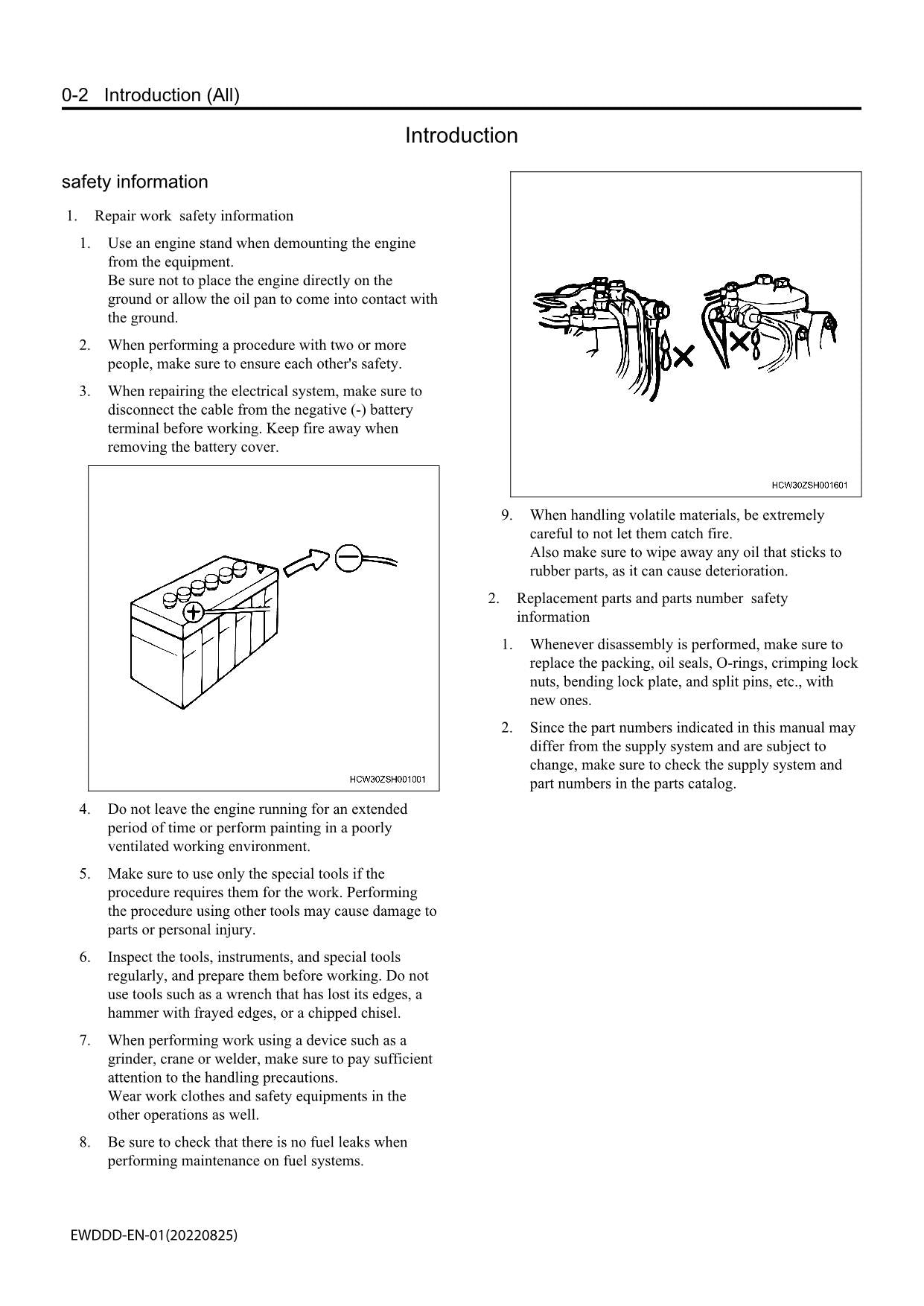 Hitachi 6HK1 Tier 4 Workshop Engine Service Repair manual EWDDD-EN-01