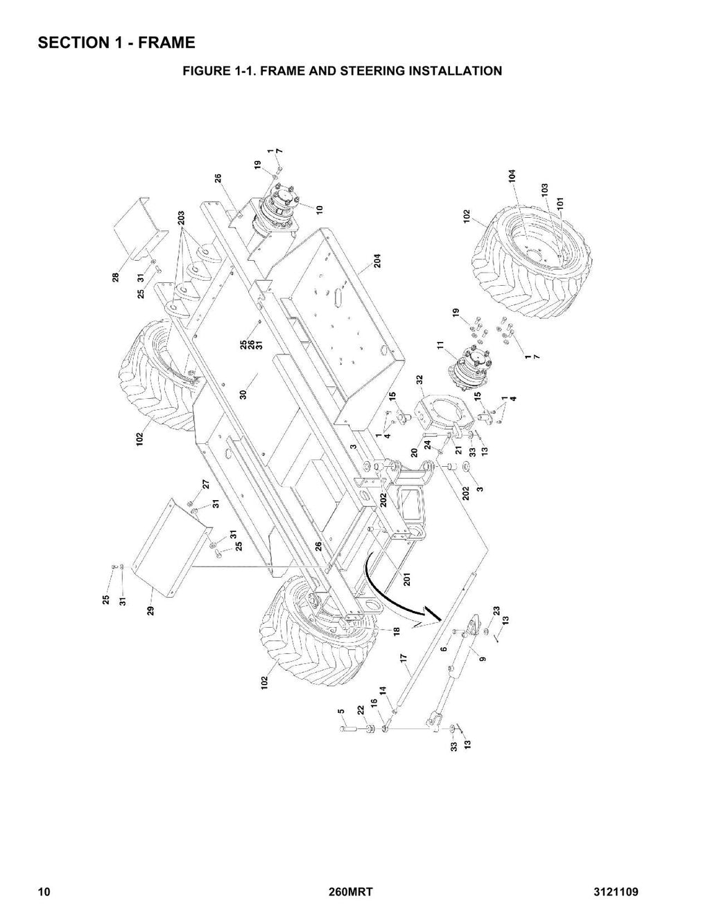 JLG 260MRT Scissor Lift Parts Catalog Manual 0200000100-0200269758