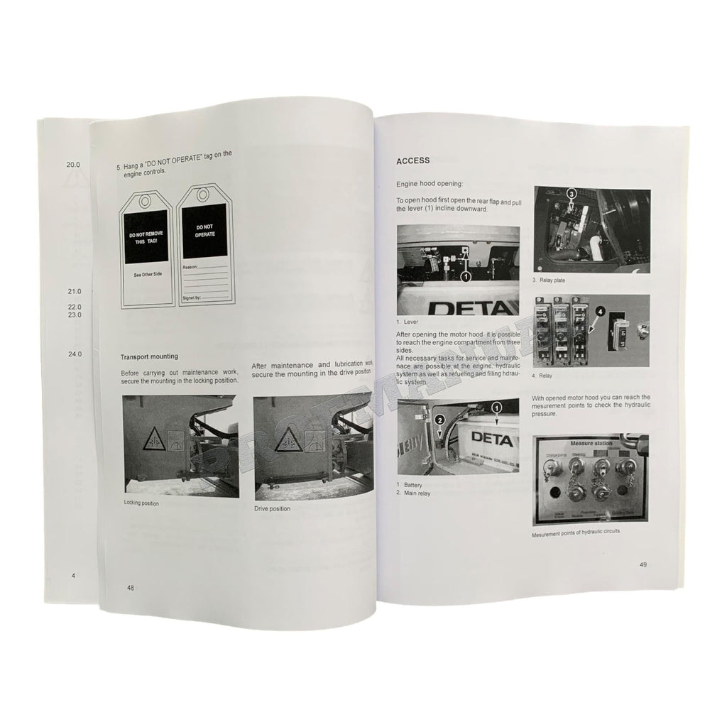 Manual del operador del rodillo compactador vibratorio de tambor simple JCB VM 75 D PD