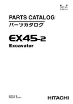 Manual del catálogo de piezas de la excavadora Hitachi EX45-2