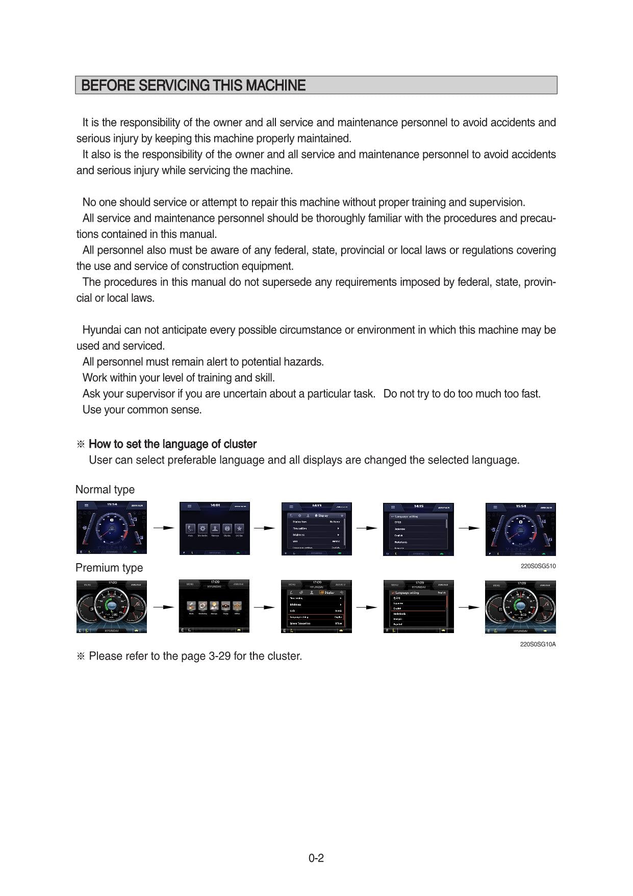Hyundai HX300HD CRAWLER EXCAVATOR Operators Maintenance Manual