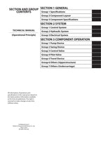 HITACHI ZAXIS ZX70-5G ZX70LC-5G Excavator Operational Principle Technical Manual