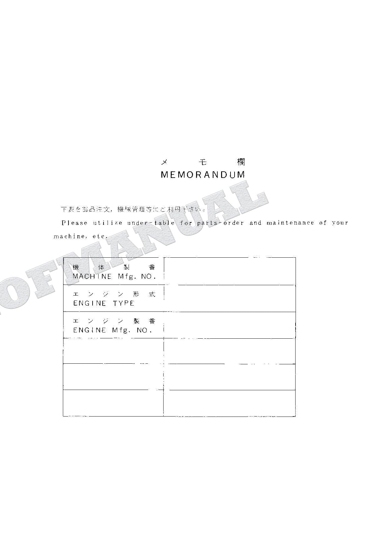 HITACHI EX120K-3 Excavator Parts Catalog Manual SN 28201-