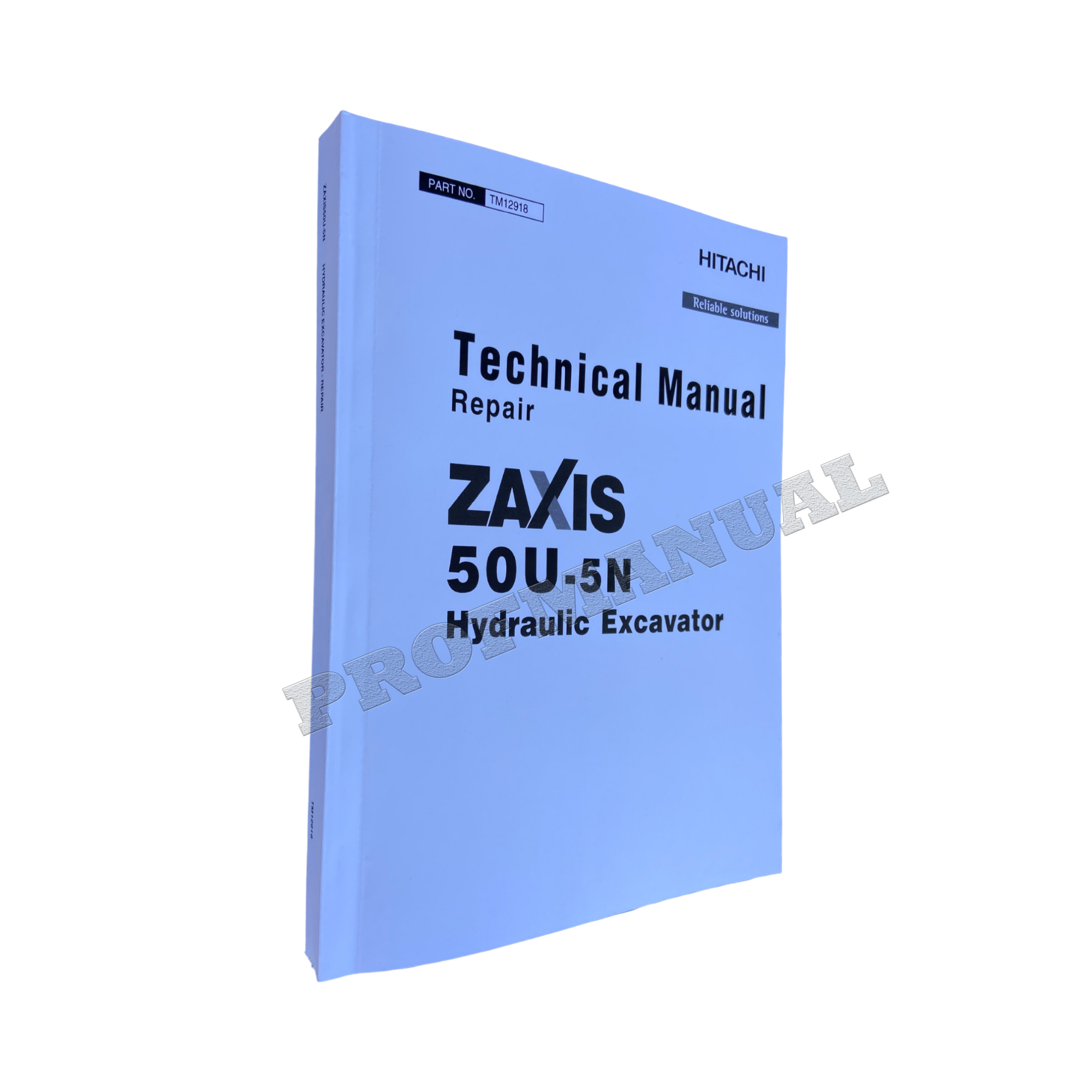 HITACHI ZAXIS 50U-5N EXCAVATOR REPAIR SERVICE MANUAL