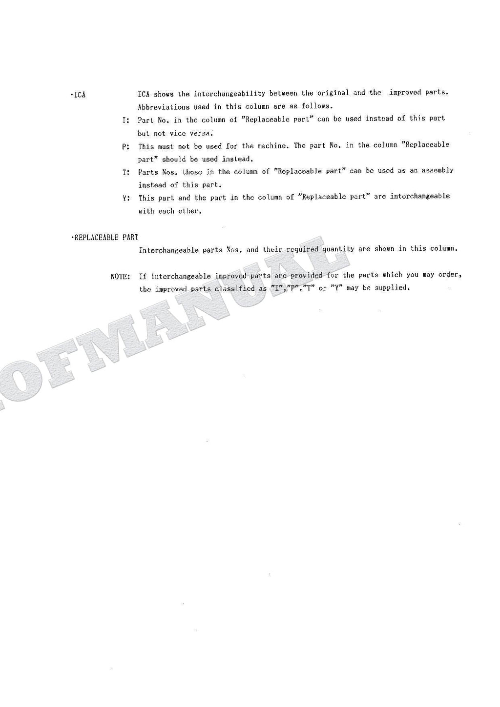 HITACHI EX90 Excavator Parts Catalog Manual