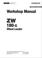 Hitachi ZW180-G Wheel Loader Workshop Manual