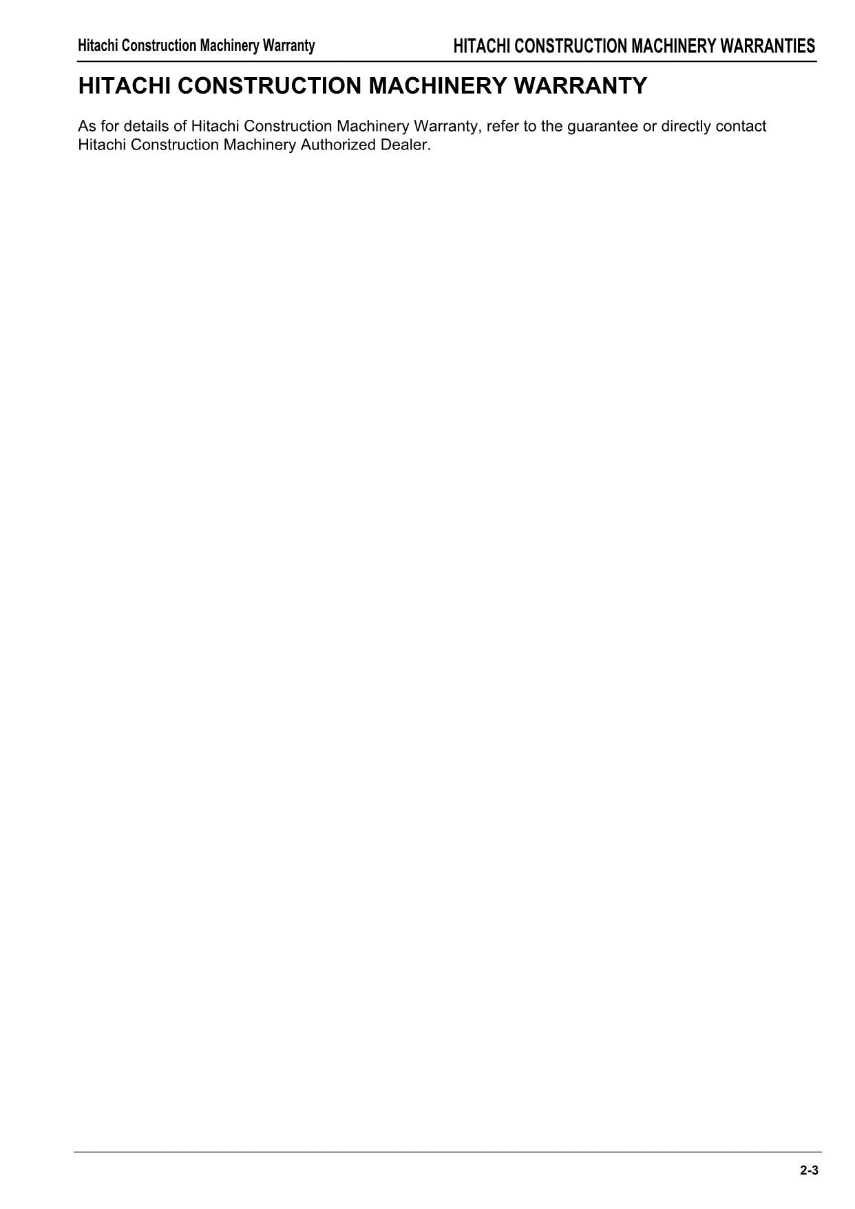 HITACHI 4TNV TN Series 4TNV88C 4TNV86CT 4TNV86CHT Engine Technical Service Manual