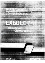 HITACHI EX60LCT-3 Telescopic Crawler Crane Parts Catalog Manual