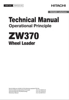 Hitachi ZW370 Wheel Loader Technical Manual Operational Principle