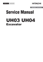 HITACHI UH03 UH04 EXCAVATOR SERVICE MANUAL