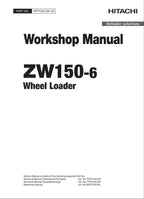 Hitachi ZW150-6 Wheel Loader Workshop Manual