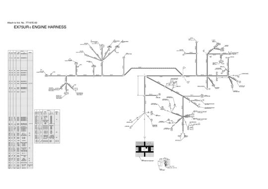 HITACHI EX75UR-5 EXCAVATOR SERVICE MANUAL TT197ECIR