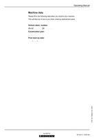 Liebherr EP934 C Excavator Operators manual