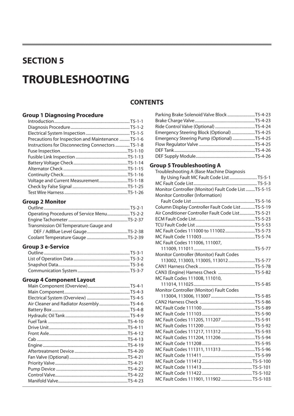 Hitachi ZW180-6 Wheel Loader Technical Manual Troubleshooting +Schematics