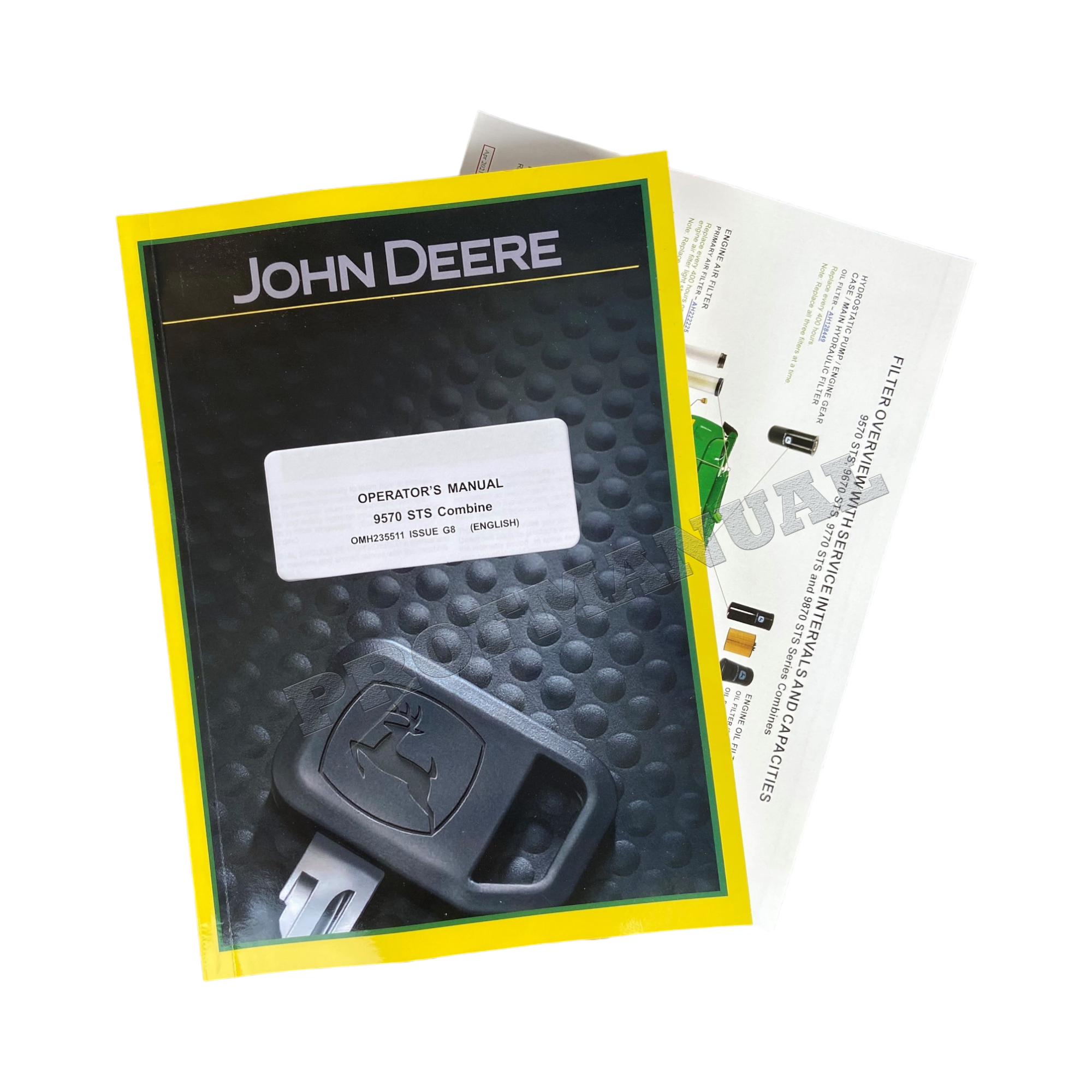 MANUAL DEL OPERADOR DE LA COSECHADORA JOHN DEERE 9570 STS + ¡BONIFICACIÓN! 