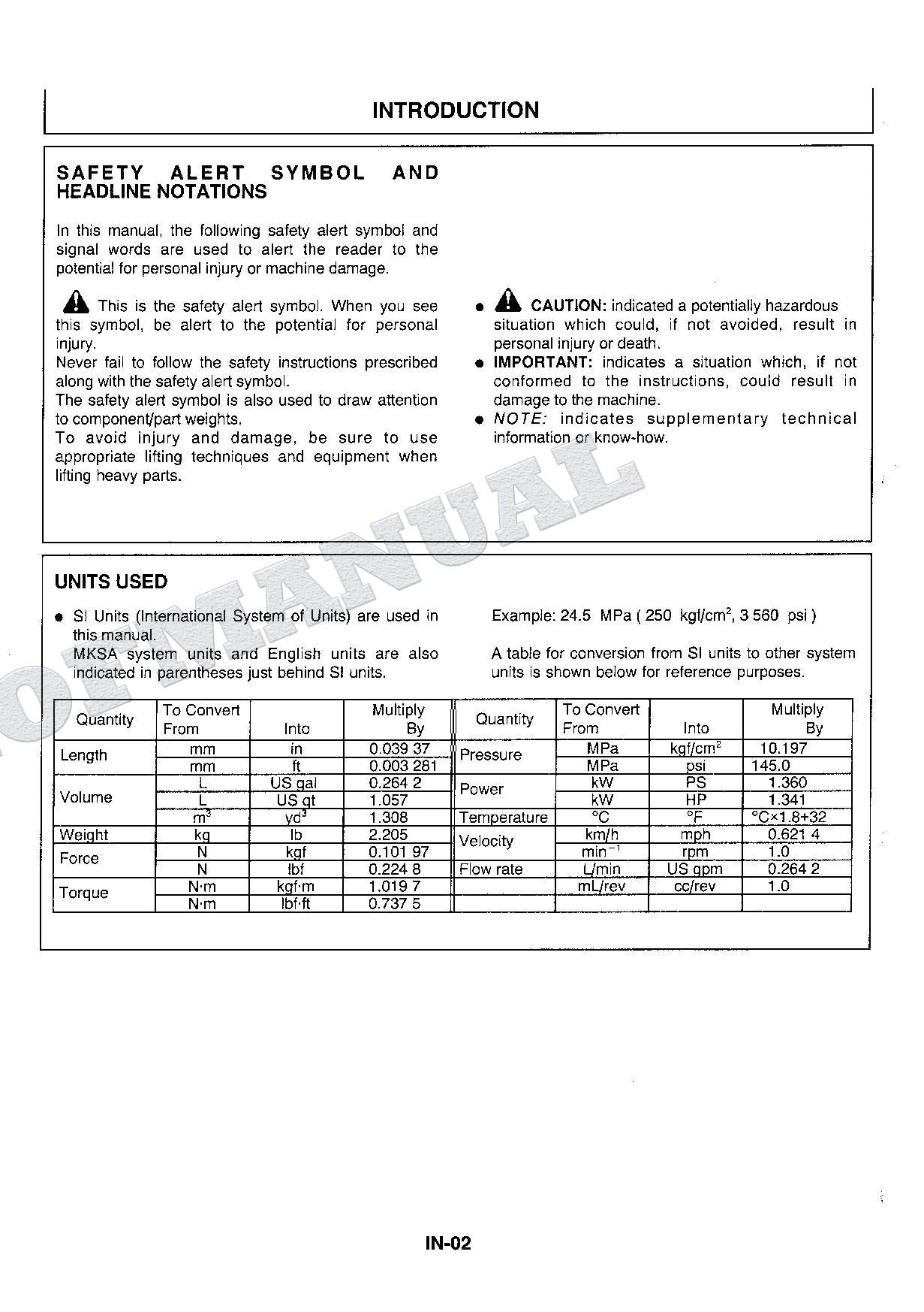 HITACHI EX300-3C Excavator Repair Service Workshop manual