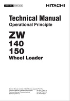Hitachi ZW140 ZW150 Wheel Loader Technical Manual Operational Principle