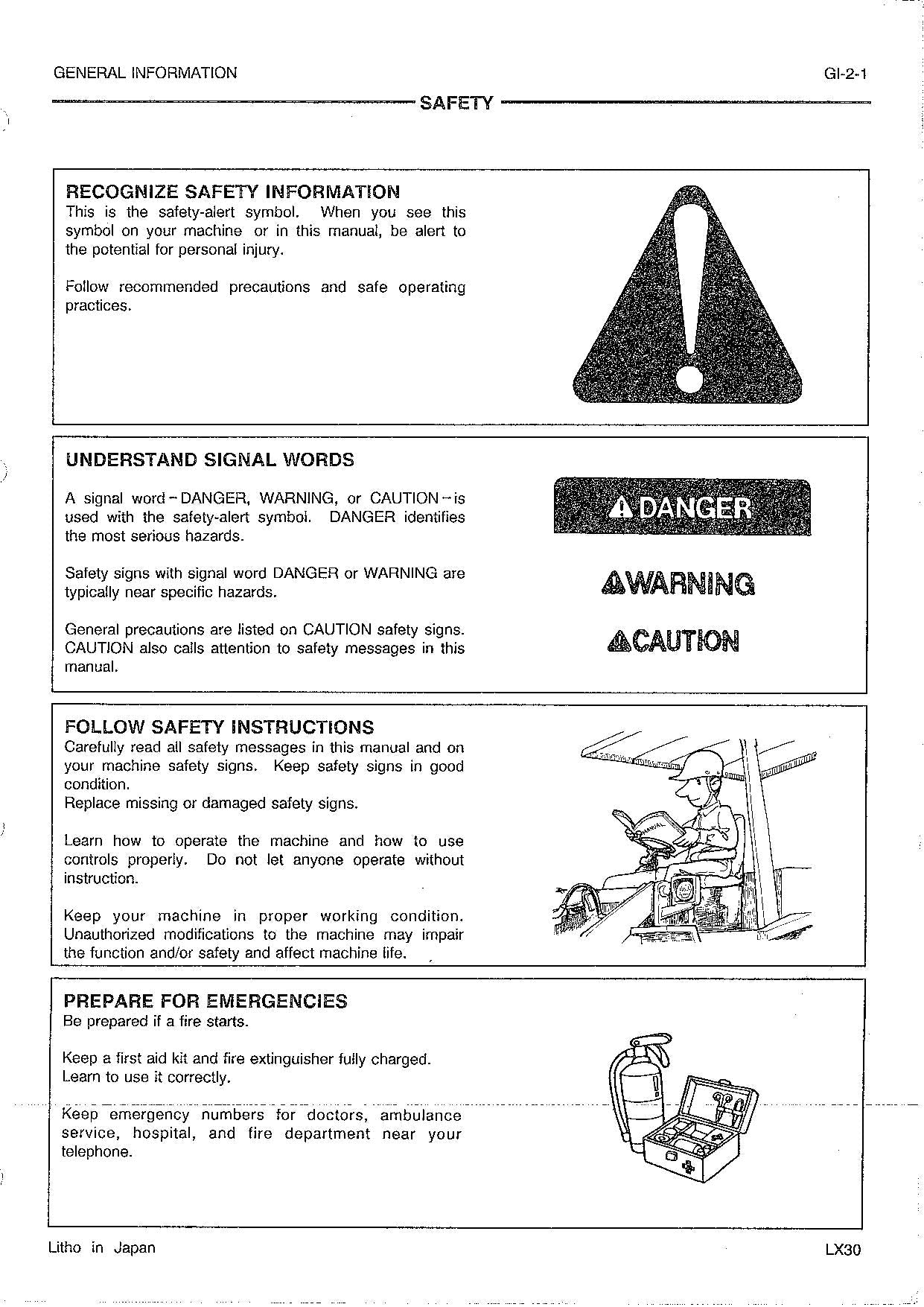 Hitachi LX30 Wheel Loader Workshop Manual
