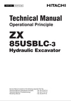 HITACHI ZAXIS ZX85USBLC-3 Excavator Operational Principle Technical Manual
