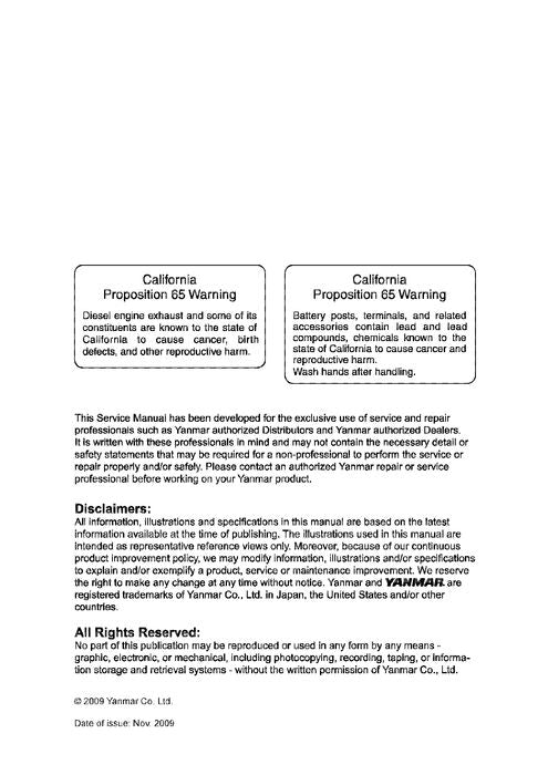 HITACHI 2TNV 3TNV ENGINE SERVICE MANUAL