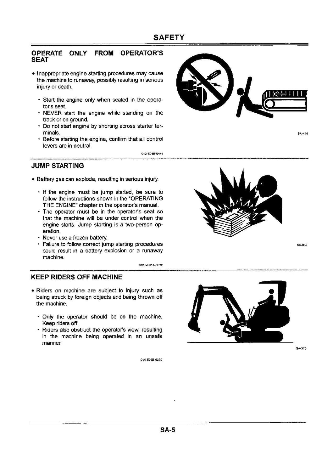Hitachi EX8-2B Excavator Operational Test Troubleshooting Service Manual Schemes