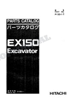 HITACHI EX150 Excavator Parts Catalog Manual P133-1-7