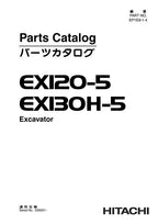 Manual del catálogo de piezas de la excavadora Hitachi EX120-5 EX130H-5